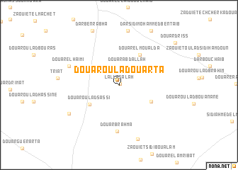 map of Douar Oulad Ouarta