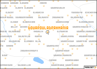 map of Douar Oulad Rahmania