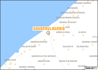 map of Douar Oulad Rbia