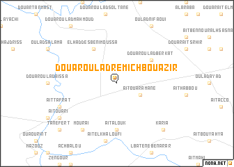 map of Douar Oulad Remich Bou Azir