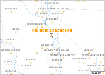 map of Douar Oulad Rhalem
