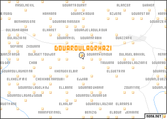 map of Douar Oulad Rhazi