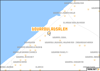 map of Douar Oulad Salem