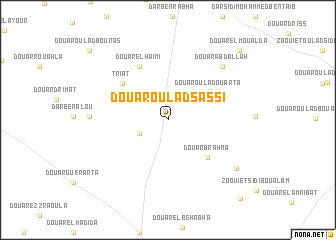 map of Douar Oulad Sassi