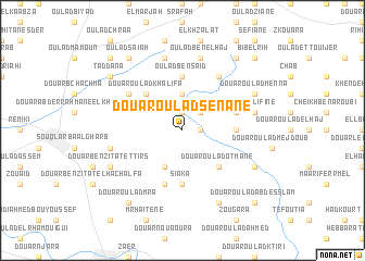 map of Douar Oulad Senane