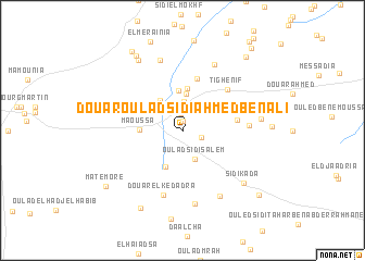 map of Douar Oulad Sidi Ahmed Ben Ali