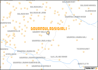 map of Douar Oulad Sidi Ali