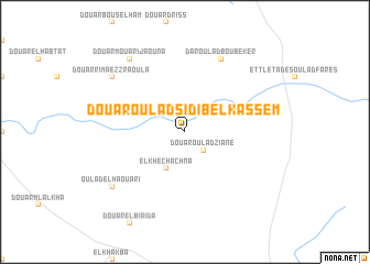 map of Douar Oulad Sidi Belkassem