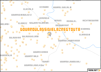 map of Douar Oulad Sidi el Azreg Touta