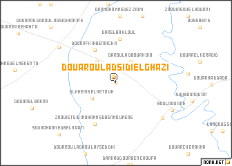 map of Douar Oulad Sidi el Ghazi