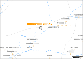 map of Douar Oulad Smaïn