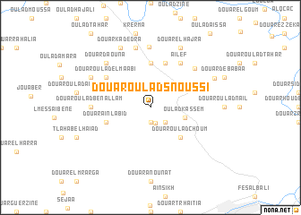 map of Douar Oulad Snoussi