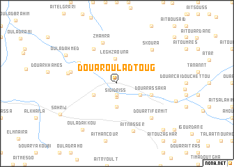 map of Douar Oulad Toug