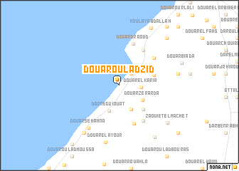 map of Douar Oulad Zid