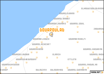 map of Douar Oulad