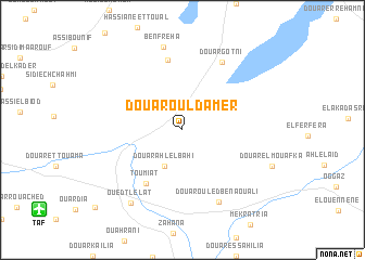 map of Douar Ould ʼAmer