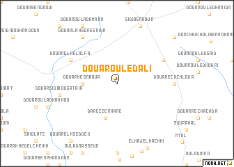 map of Douar Ouled Ali