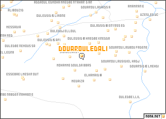 map of Douar Ouled Ali
