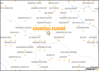 map of Douar Ouled Amar