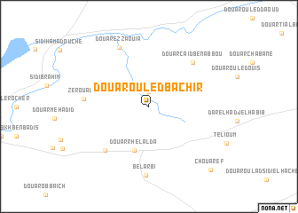 map of Douar Ouled Bachir