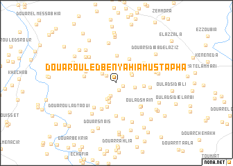 map of Douar Ouled Ben Yahia Mustapha