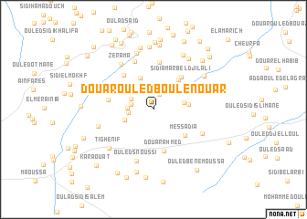 map of Douar Ouled Bou Lenouar