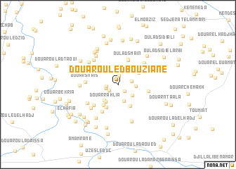 map of Douar Ouled Bouziane