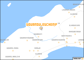 map of Douar Ouled Cherif