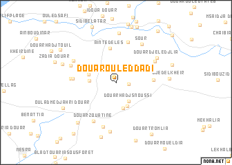 map of Douar Ouled Dadi