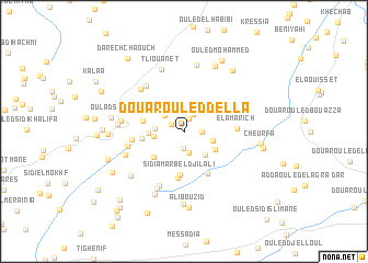 map of Douar Ouled Della