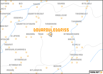 map of Douar Ouled Driss