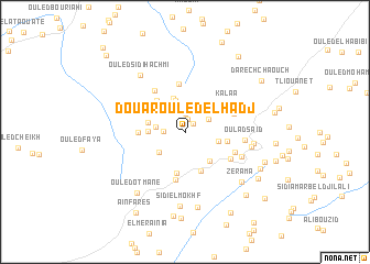 map of Douar Ouled el Hadj