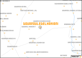 map of Douar Ouled el Hamiani