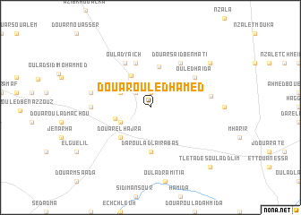 map of Douar Ouled Hamed
