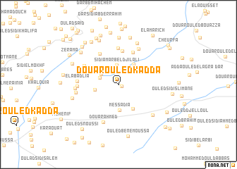 map of Douar Ouled Kadda