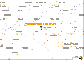 map of Douar Ouled Lasri