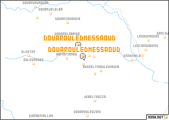 map of Douar Ouled Messaoud