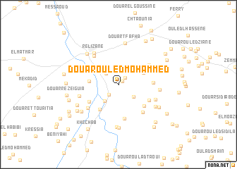 map of Douar Ouled Mohammed