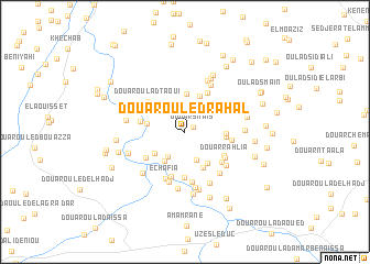 map of Douar Ouled Rahal