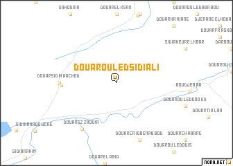 map of Douar Ouled Sidi Ali