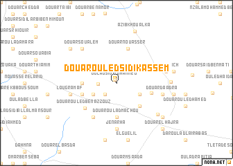 map of Douar Ouled Sidi Kassem