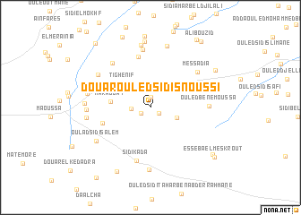 map of Douar Ouled Sidi Snoussi