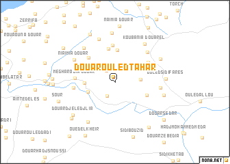 map of Douar Ouled Tahar