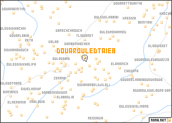 map of Douar Ouled Taïeb