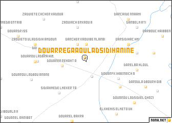 map of Douar Regaa Oulad Sidi Hanine