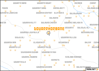 map of Douar Rhorbane