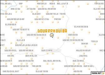 map of Douar Rhouiba