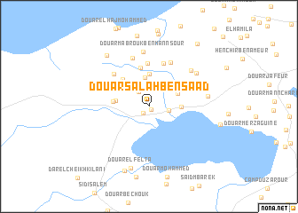 map of Douar Salah Ben Saad