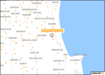 map of Douar Sane