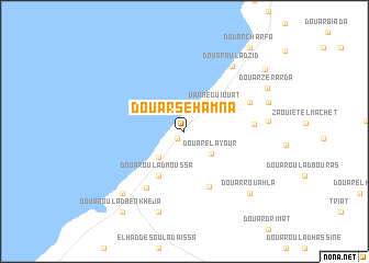 map of Douar Sehamna